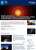 ESO — ALMA leverer detaljeret billede af planetsystem under dannelse — Photo Release eso1611da