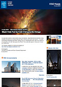 ESO — Un trou noir se nourrit d'une averse intergalactique froide — Science Release eso1618fr