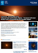 ESO — Ultrachłodny karzeł i siedem planet — Science Release eso1706pl