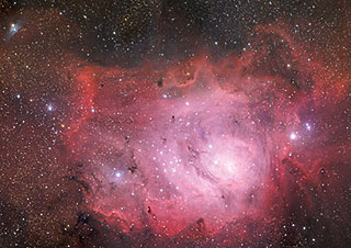 Postcard: The Lagoon Nebula