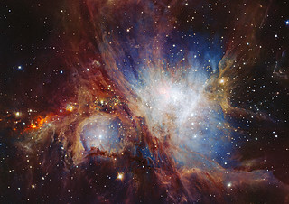 Postcard 2017: Orion Nebula/HAWK-I