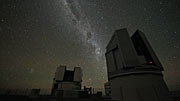 Time-lapse sequences of the VST enclosure at night