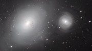 Panorámica de las galaxias NGC 1316 y 1317 