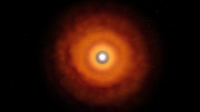 The protoplanetary disc around V883 Orionis (artist's impression)
