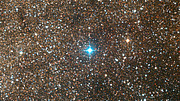 Zoom sur la jeune étoile HD 163296