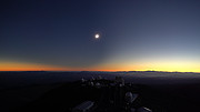 2019 total solar eclipse video, La Silla Observatory