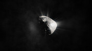 Animatie van een komeet