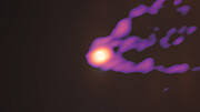 Zoom sur le trou noir et le jet de Messier 87