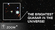 Zoom auf den rekordbrechenden Quasar J0529-4351