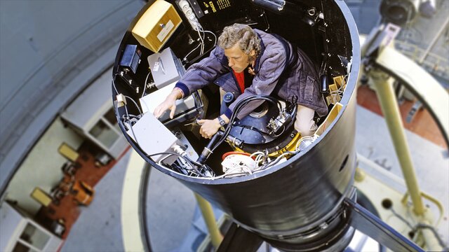 Inside ESO’s 3.6-metre telescope