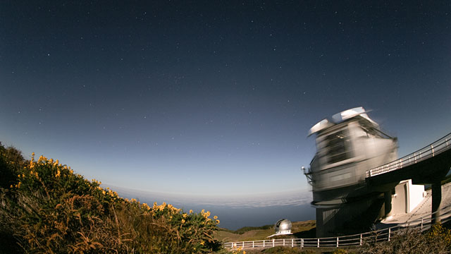 Telescopio Nazionale Galileo timelapse