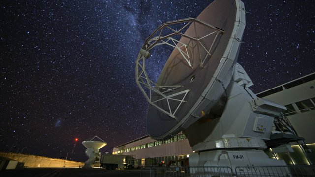 Time-lapse outside ALMA OSF