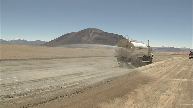 Constructions at the ALMA site