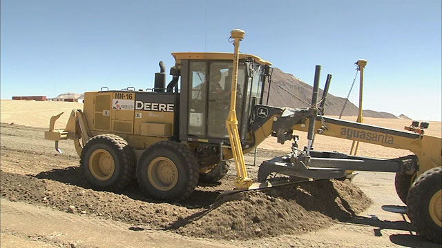 Constructions at the ALMA site