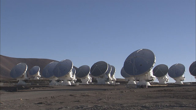 The ALMA array at the Chajnantor plane (part 15)