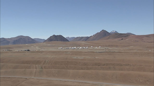 The ALMA array at the Chajnantor plane (part 4)
