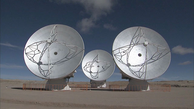 ALMA antennas at Chajnantor