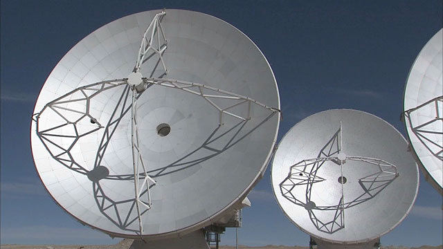 ALMA antennas at Chajnantor