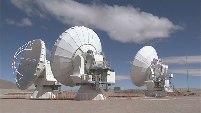 ALMA antennas at Chajnantor