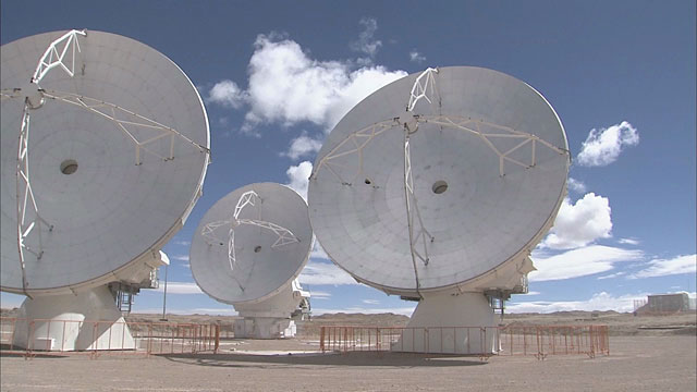 ALMA antennas at Chajnantor