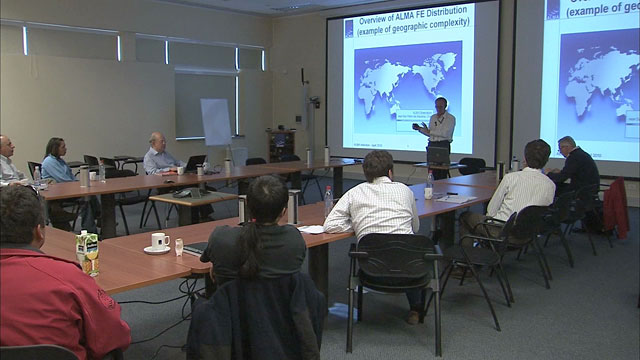 Meeting at the Operations Support Facility