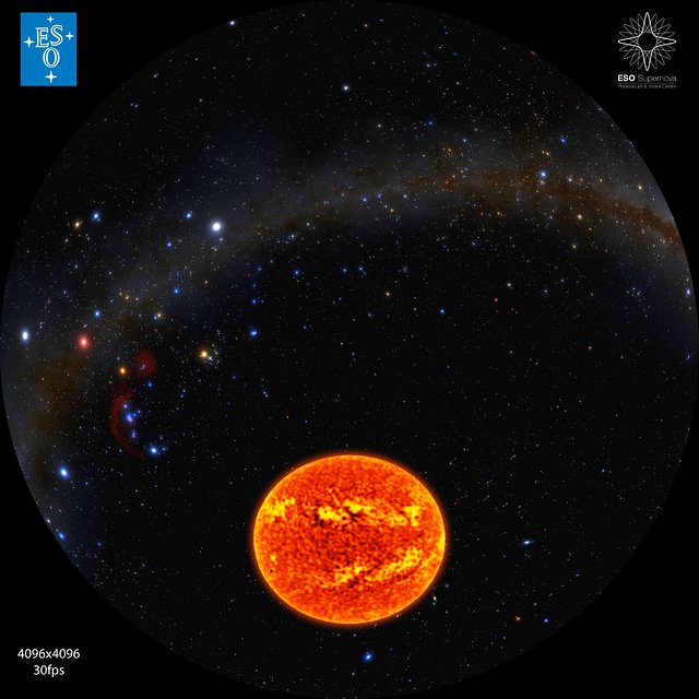 ALMA view of the Sun (fulldome)