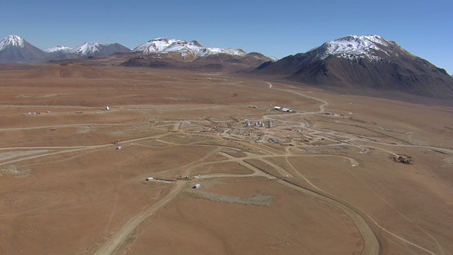 Aerial view of the ALMA AOS - 2