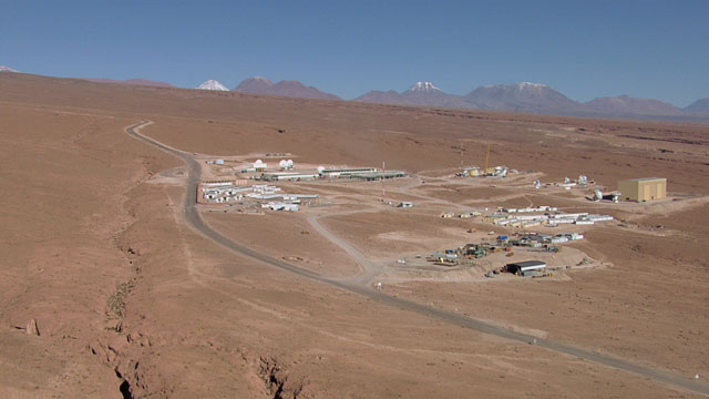 Aerial view of the ALMA OSF - 11