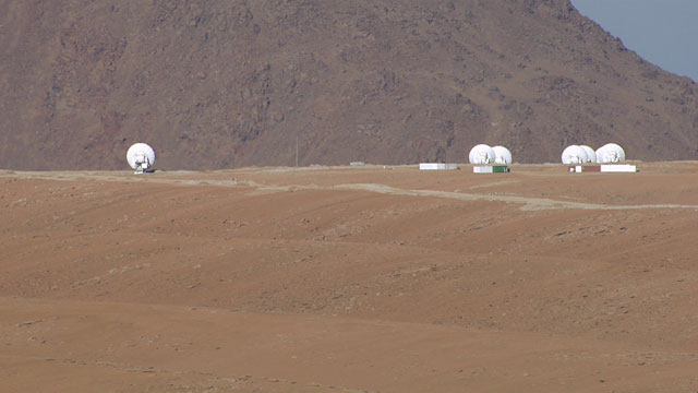 Aerial view of the ALMA AOS - 6