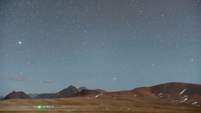 The Chajnantor plateau (time-lapse)