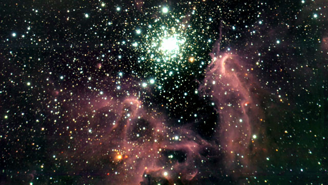 The emission nebula NGC 3603