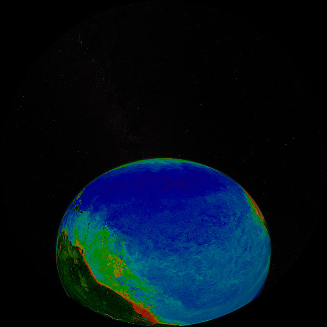 Dynamic Earth: visualisation of the global biosphere