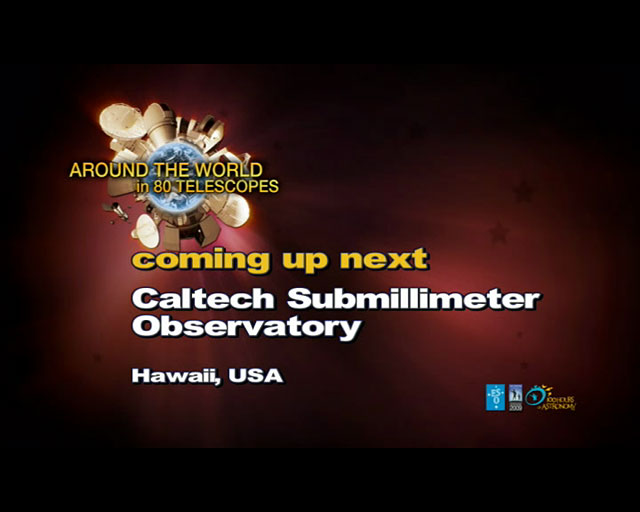 Caltech Submillimeter Observatory (AW80T webcast)