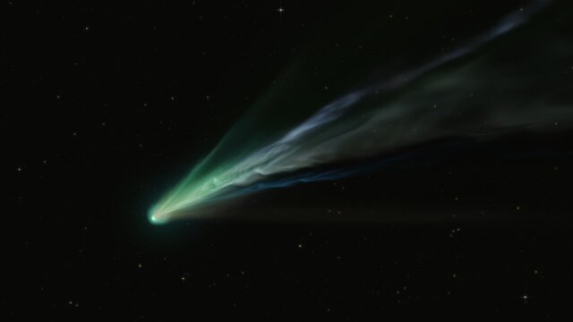 Artist's impression of a comet