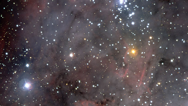 Pan over the Carina Nebula