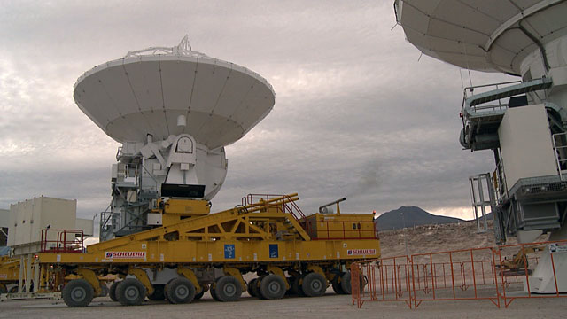 The first journey of an ALMA antenna to the plateau of Chajnantor