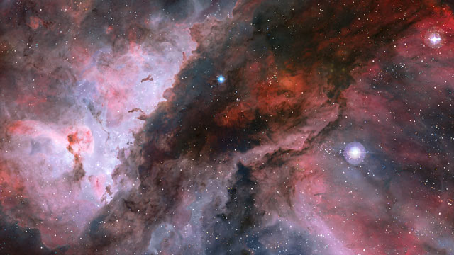 Animazione 3D della Nebulosa Carena