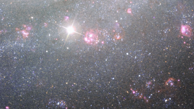 Panning across the southern spiral NGC 300
