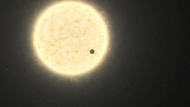 First planet of extragalactic origin (artist's impression)