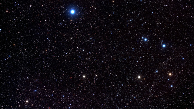 Acercamiento a la imagen de las galaxias de las antenas obtenida por ALMA