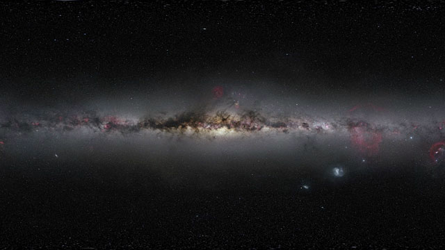 Zoom em direção à Nebulosa Ómega