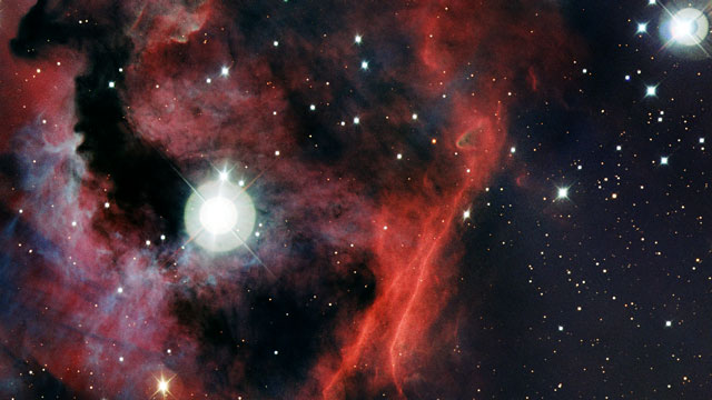 Panning across the head of the Seagull Nebula