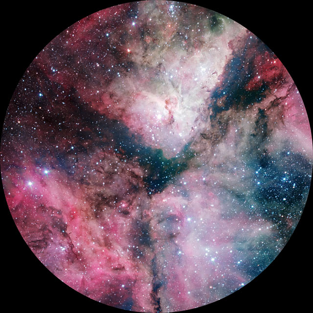 The Carina Nebula imaged by the VLT Survey Telescope (8k fulldome)