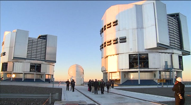 Visit of José Manuel Barroso to the VLT