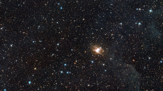 Zooming in into the Toby Jug Nebula