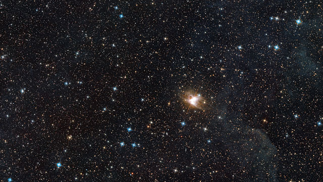 Zooming in into the Toby Jug Nebula