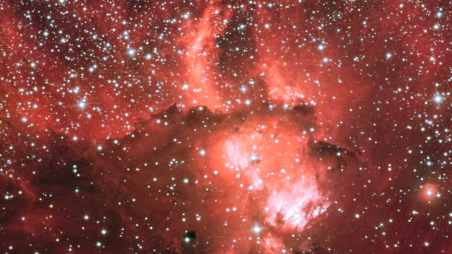 Vista panorâmica da formação estelar na Via Láctea austral