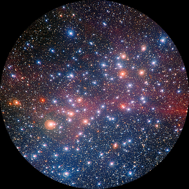 The colourful star cluster NGC 3532