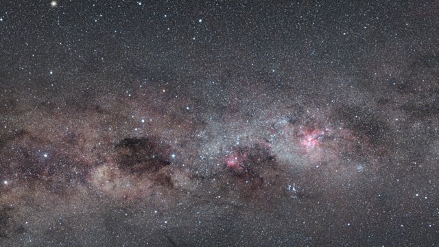 Zoom sur l'amas d'étoiles brillant NGC 3532 