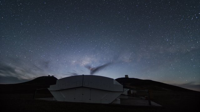 La cupola dell'NGTS (Next-Generation Transit Survey) al Paranal